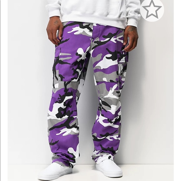 Zumiez Pants - Purple camo pants